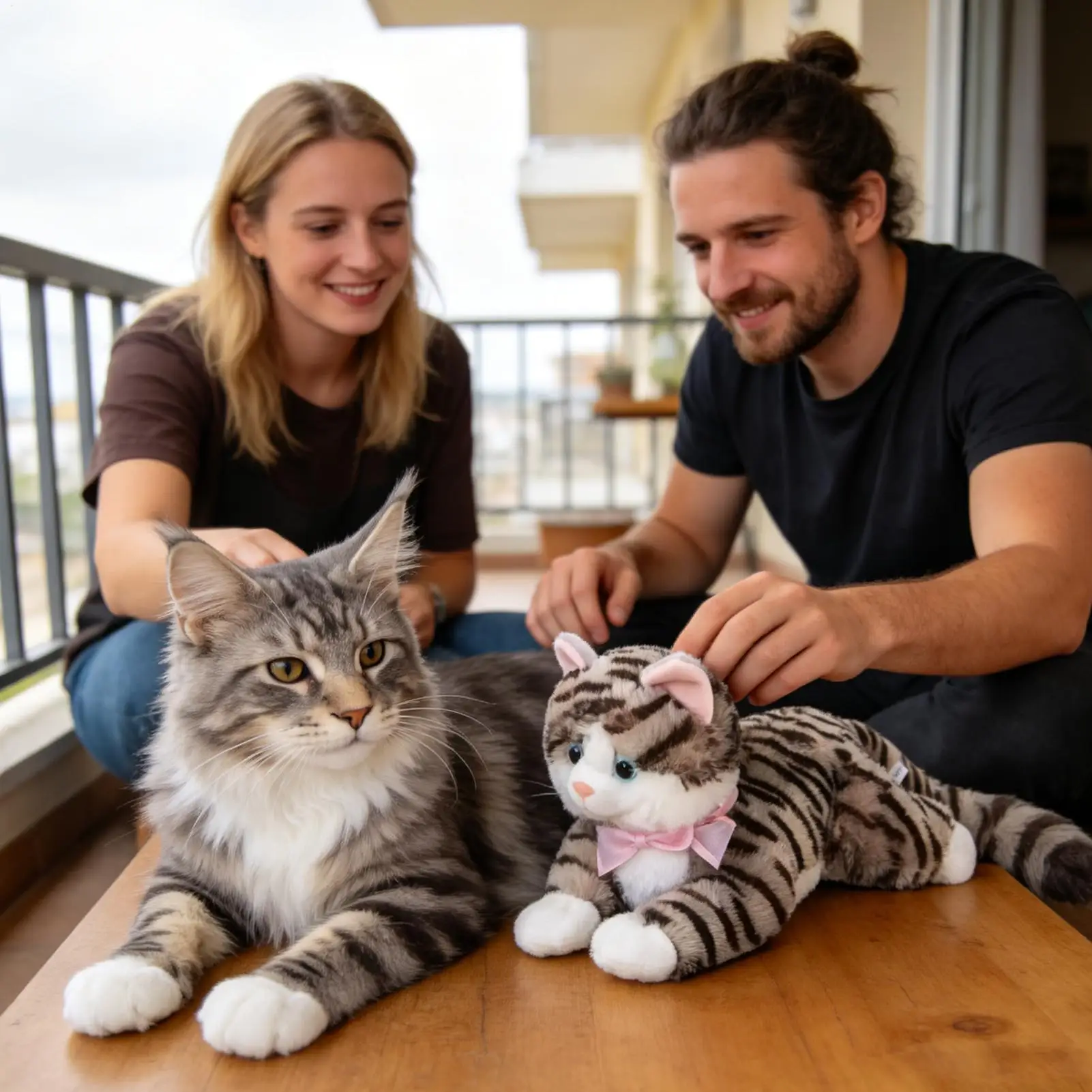 

Stuffed Cat Cute Realistic Doll With Sound Cat Doll Plush Kitten Stuffed Animals For Boys Girls Kids Adults Collectors Home