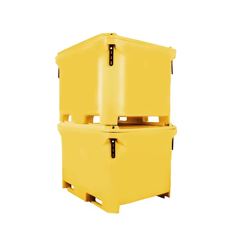 

Rotomolded 330L Durable Heavy Duty Industrial Fishing Tanks Seafood Storage Transportation Box Shrim