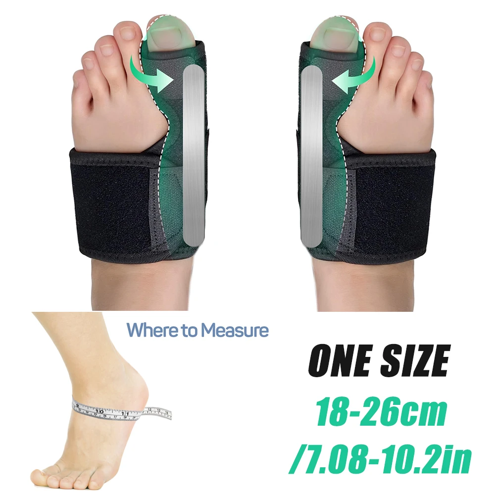 1 Stück neues Hallux-Valgus-Pad, Linderung von Gelenkschmerzen, Ausrichtungsbehandlung – orthopädische Ärmel-Fußwickel-Unterstützung für Männer und Frauen