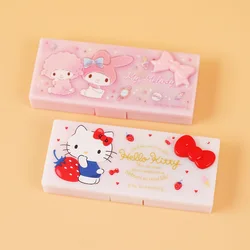 Sanrio Hello Kitty Y2K Caixa De Armazenamento, Anime Minha Melodia, Kawaii, Fofos, Desenhos Animados, Estudante, Área de Trabalho, Grampo de Cabelo, Brinquedos, Meninas, Presentes