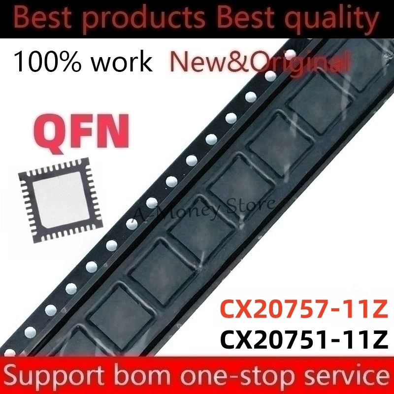 

(2-5pcs)CX20751-11Z CX20751 11Z CX20757-11Z CX20757 11Z QFN-40