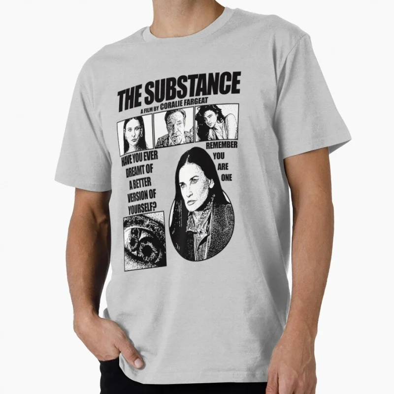 

The Substance 2024 Horror movie Gift t shirt 0501 Men's 100% cotton print O-Neck Short Sleeve Graphic clothes All size tee S-6XL