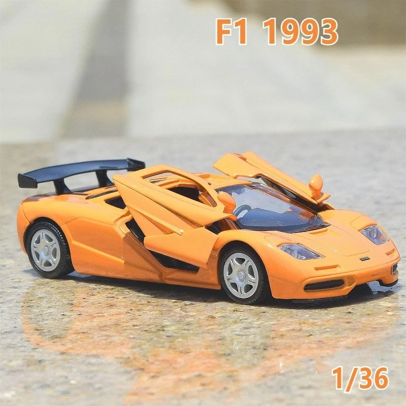 

1:36 F1 1993, модель гоночного автомобиля из сплава, литая под давлением металлическая игрушка, модель спортивного автомобиля, высокая коллекция имитаций, подарок для детей