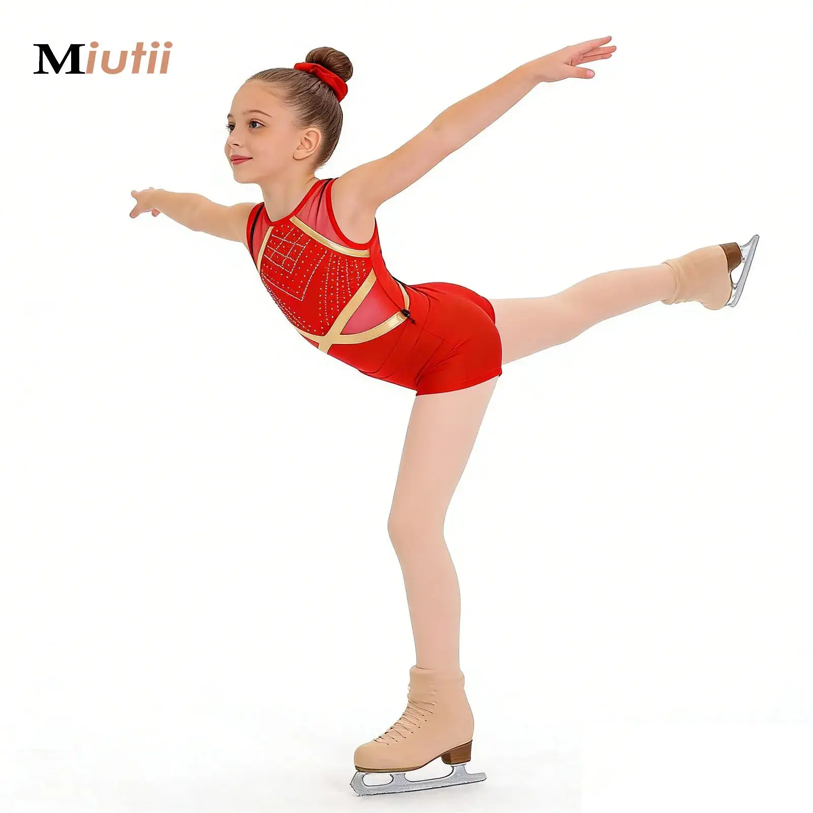 

Girls Tank Ballet Leotard Pink Dance Leotard High Elastic Gymnastic Bodysuit Vest Leotards for Kids Dancing/Performance/Swimming