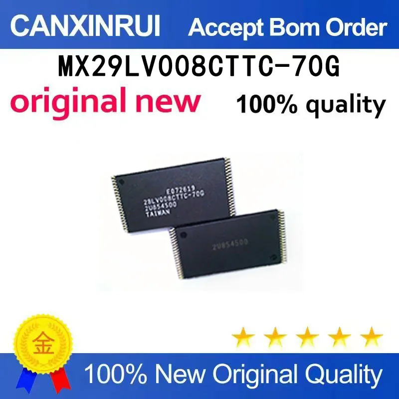 

(5-100 pieces)Brand new original MX29LV008CTTC-70G TSOP-40 in stock
