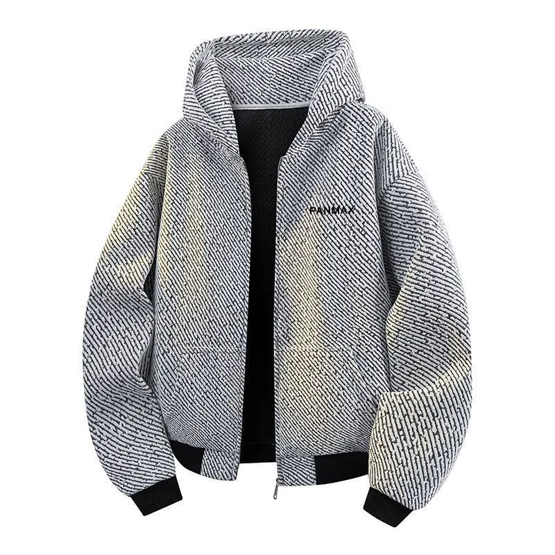 

Autumn and Spring New Fashion Trend Pure Color American Vintage Hooded Jacket Men's Casual Loose Sports High Quality Outerwear