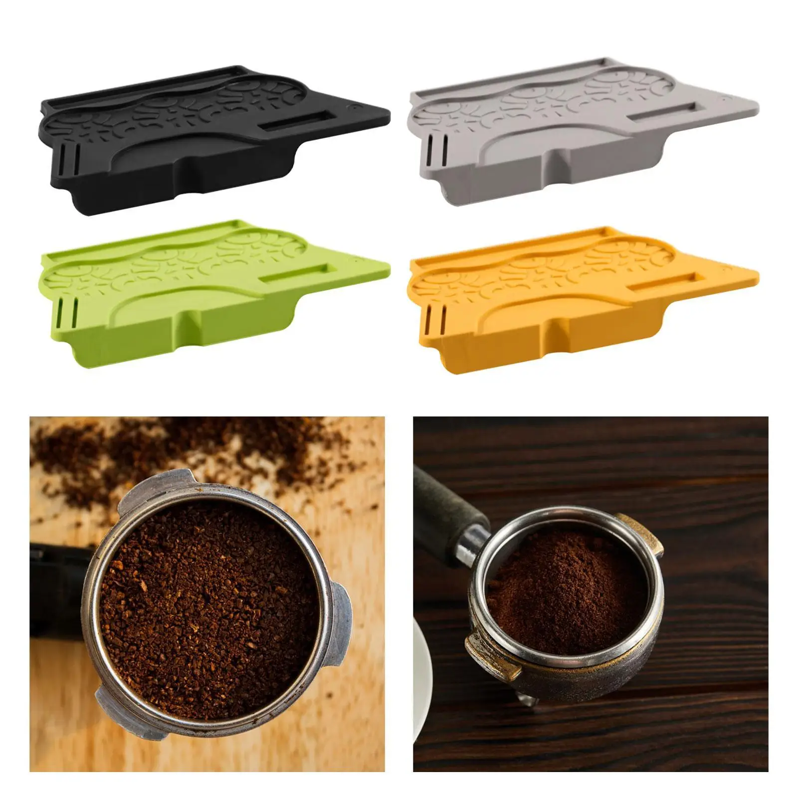 Coffee Tamp Mat Corner Tamp Mat Multipurpose Non Slippery Espresso Tamping Mat