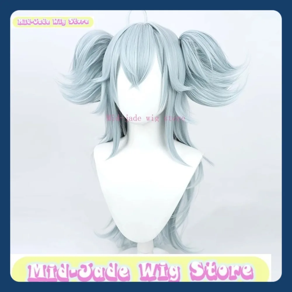 Mid-jade peruca loja para meninas frontline florance cosplay peruca anime jogo rpg cabelo sintético trajes de festa de halloween adereços