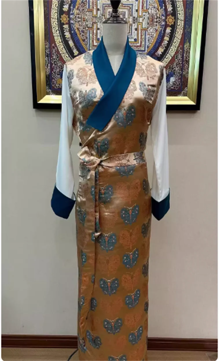 

Traditional Flower Butterfly Bora Dress for Women