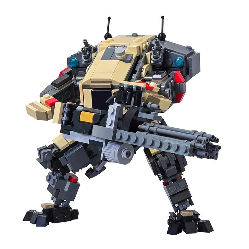 660PCS Mecha Robot Series Titanfalled Legion Titan Building Blocks Assembly MOC-165712 for Family and Friends Holiday Gifts