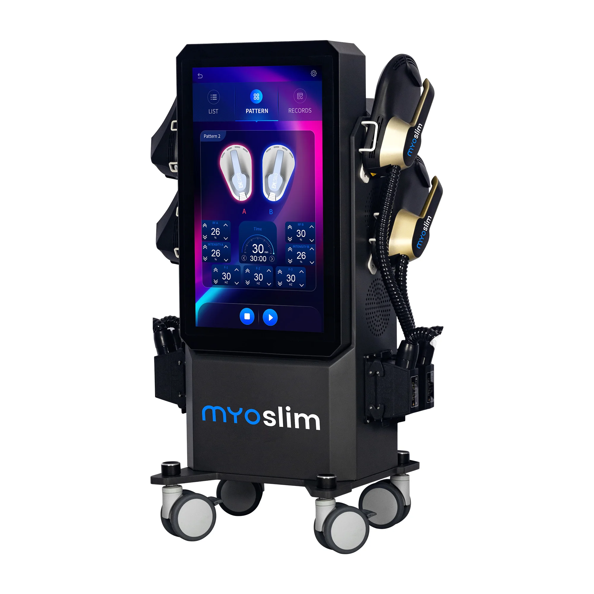 جديد Myoslim NEO EMS 6500W RF Nova Hi Emt آلة 4 مقبض لوحة تحفيز الحوض اختياريALON