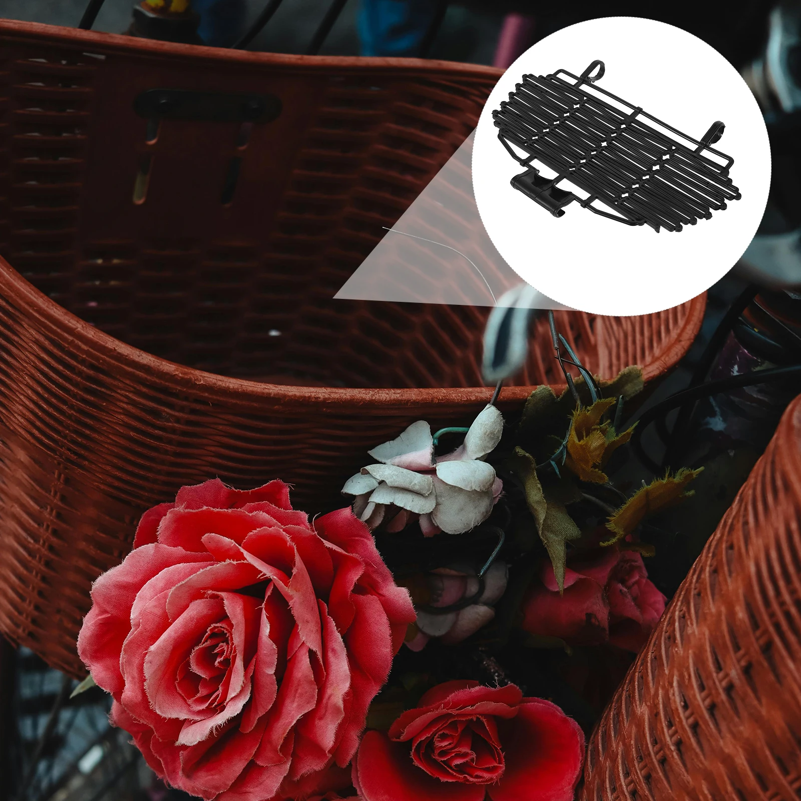 

Front Bike Basket Cover Foldable Waterproof Universal Fit Adjustable Strap Easy Install For Electric Scooter Mountain Bikes