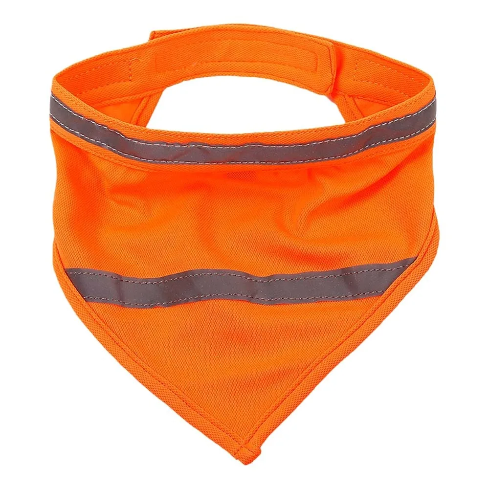 

Drool Towel Dog Safety Scarf Triangle Reflective Puppy Visibility Bib Breathable Protective Pet Fluorescent Clothes Puppy Dog