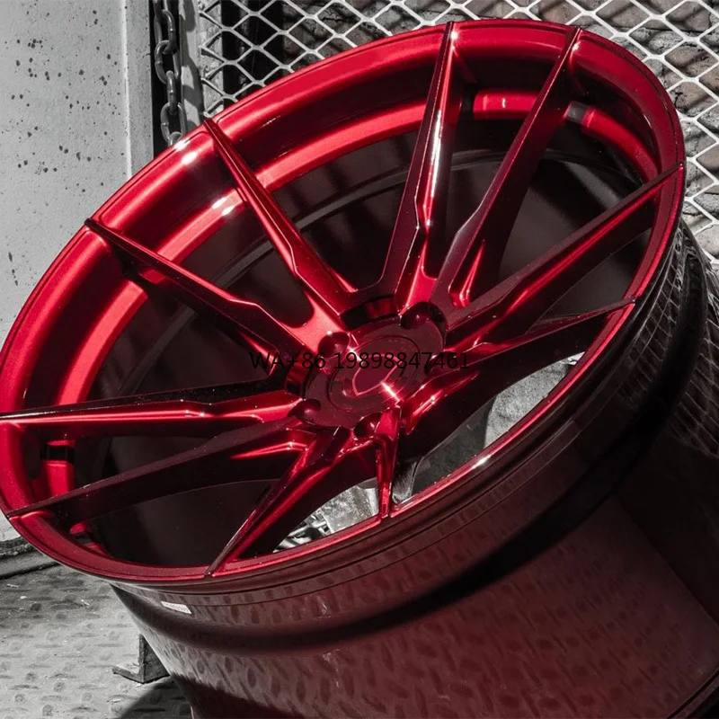 

High End Forged Deep Dish Concave T6061 Alloy Wheels Hub 18 19 20 21 22 23 24 Inch 5X112 5X108 5X114.3 5X120 Wheels Sale
