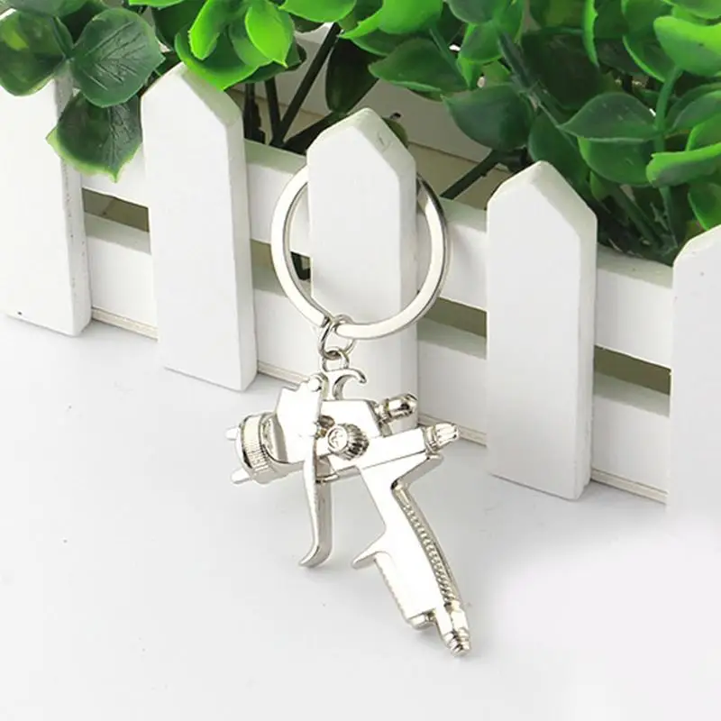 Metal 3D Keychain 3D Water Soaker Shape Keychain Pendant In Metal Chic Keys Holder Organizer Men\'s Backpack Ornament For School