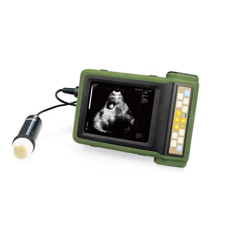 Ветеринарный портативный полноцифровой ультразвуковой сканер с ректальным датчиком для животных, собак, коров, для определения беременности, портативный ветеринарный УЗИ-аппарат