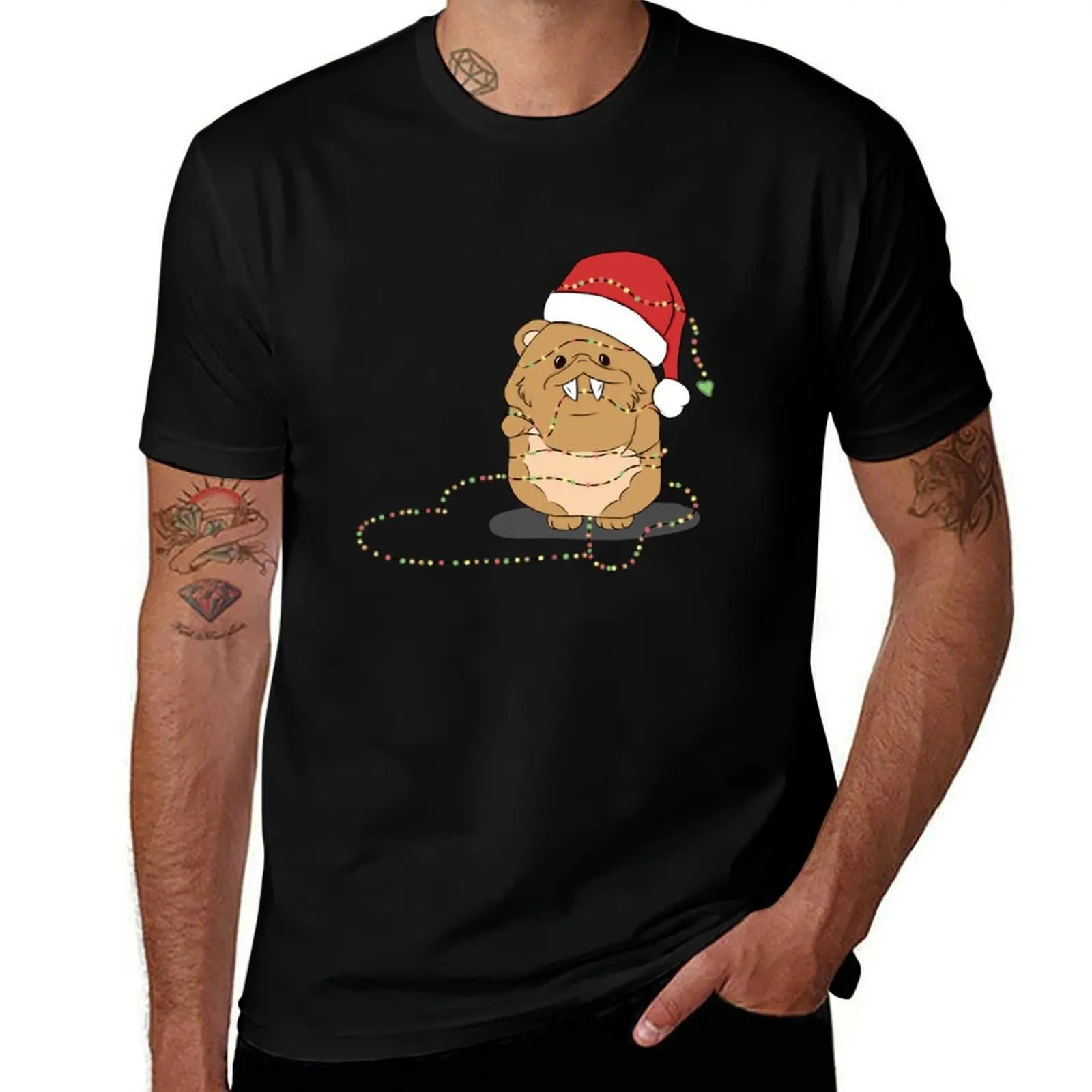 

Festive Giant Beaver FFXIV T-Shirt cotton t shirts man 100% T-Shirt