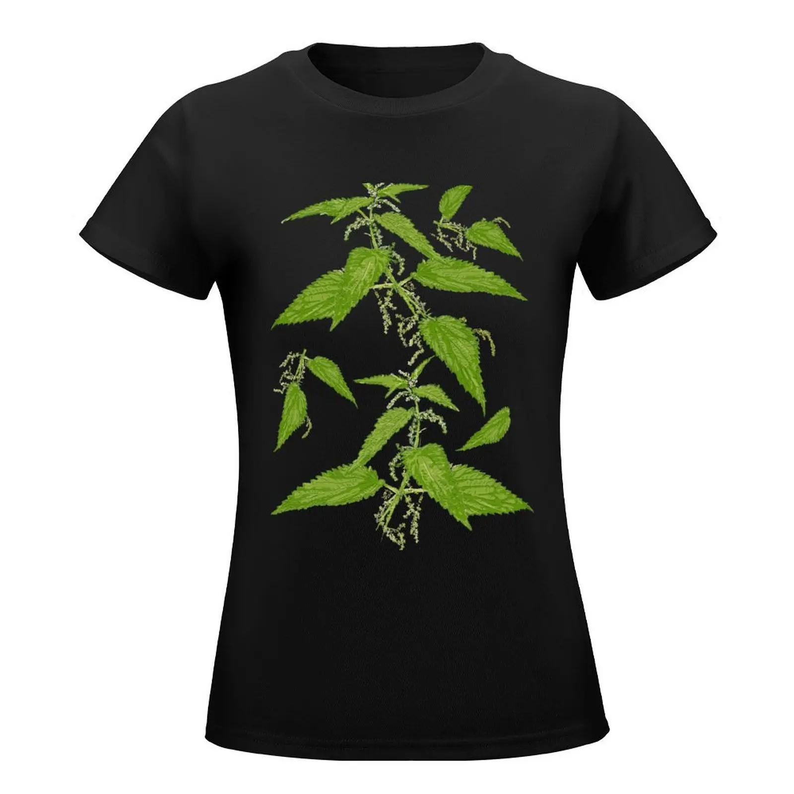 Caution, stinging nettle! T-Shirt hippie clothes tees Woman fashion