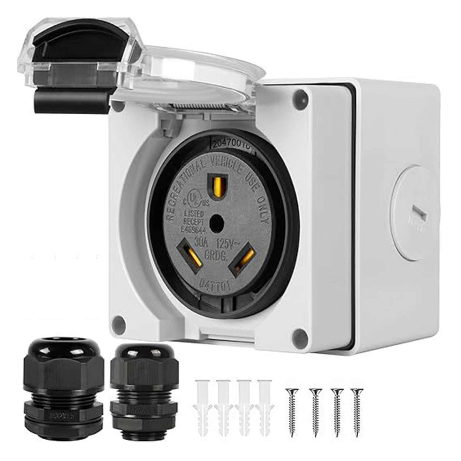 

Для генераторов, розетка 50 А, розетка 125/250 В, ограниченное пространство, высококачественная пластиковая конструкция