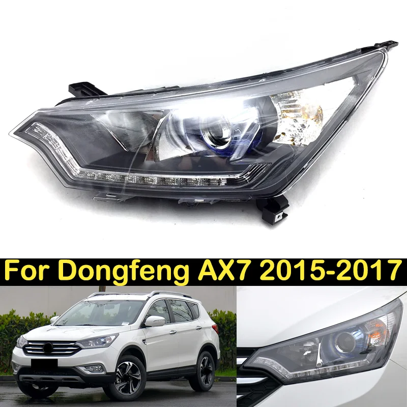 DECHO Headlight For Dongfeng AX7 2015 2016 2017 Headlight Front bumper headlight headlamp Assembly head light lamp