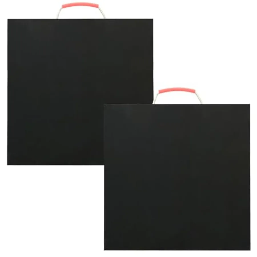 

RV outrigger pads for stabilizing jacks on crane, trailer, wrecker, tow truck, service truck18 x 18 x 1, black rubber with non-