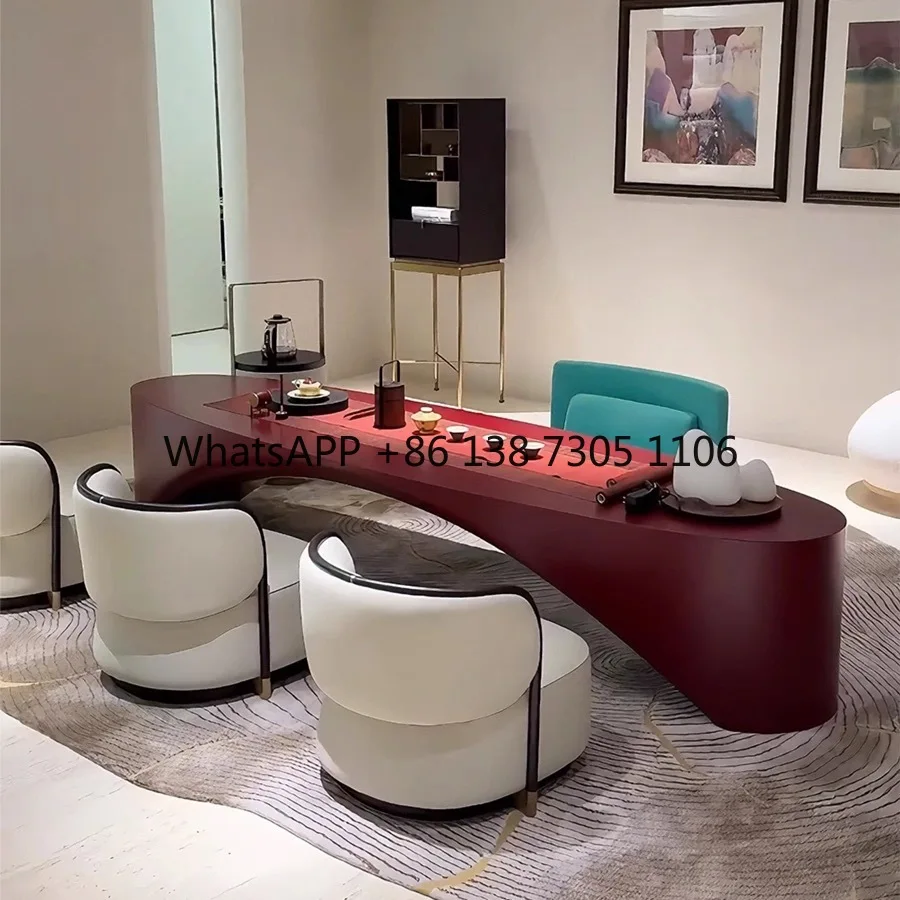 

Modern light luxury creative tatami tea table coffee table commercial tea house zen sitting table