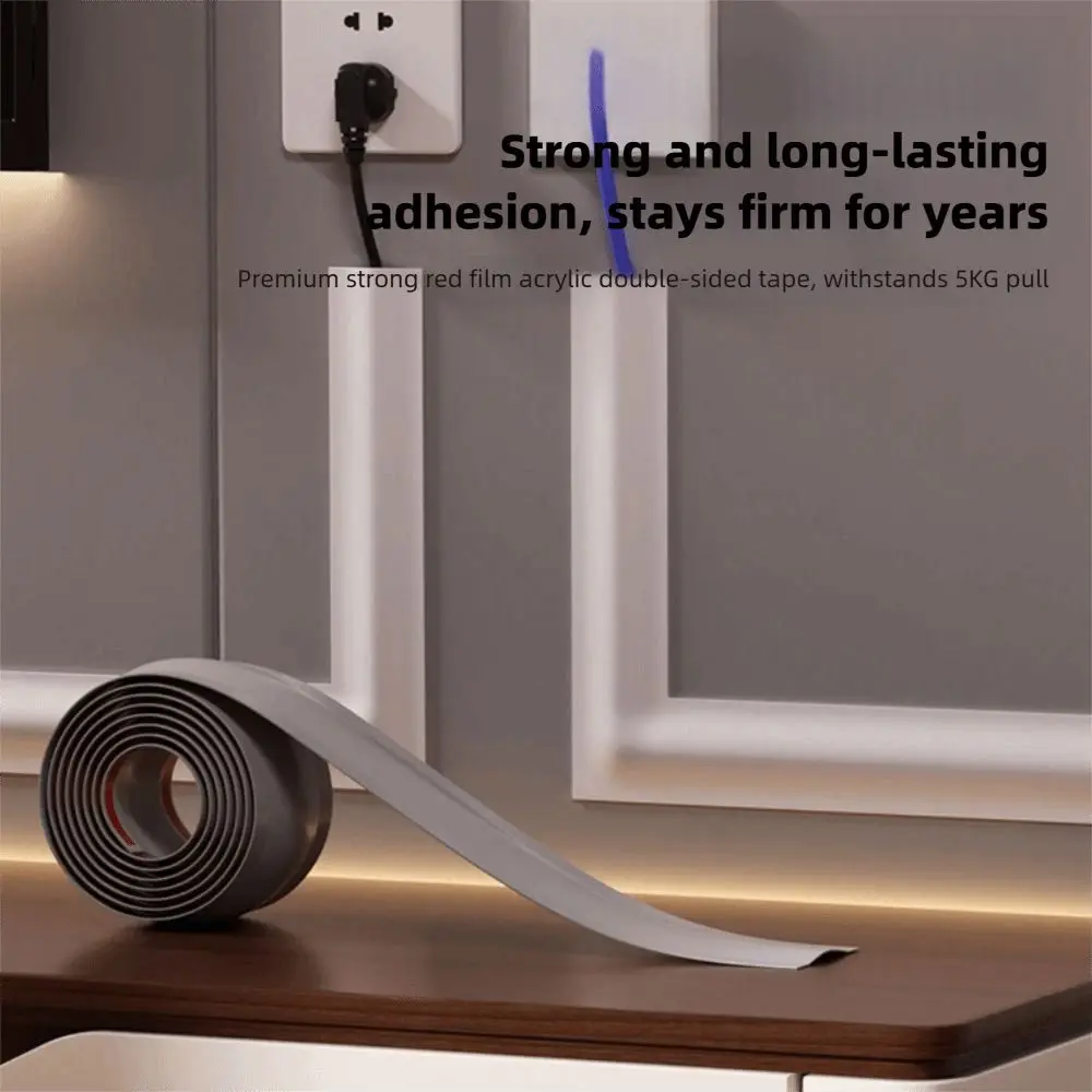 High Quality Soft Cord Cover Durable Flexible Wire Cover PVC Cable Management Floor Cable Cover Indoor