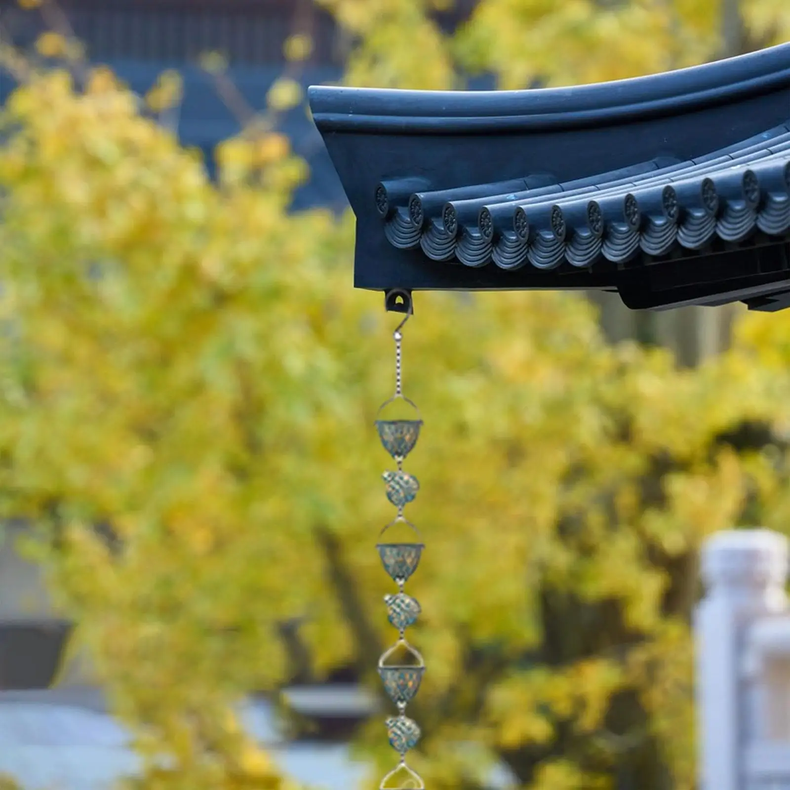 

Rain Chain Gutter Adapter Sturdy Stable Professional Water Diverter Accessories Rain Catch System for Garden Outdoor Downspout