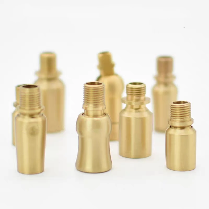 Fully Solid Brass Universal Joint, Vintage Brass Craftsmanship Steering Fittings, Swivel Joint for Lamp Shades
