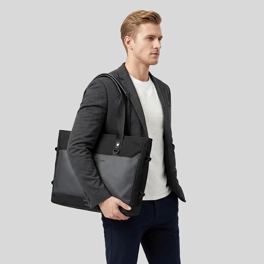 WiWU Warriors Tragetasche für Damen und Herren, große Laptop-Tasche für MacBook Pro 16 und Air 15,3, strapazierfähige Schultertasche mit YKK-Reißverschlüssen.