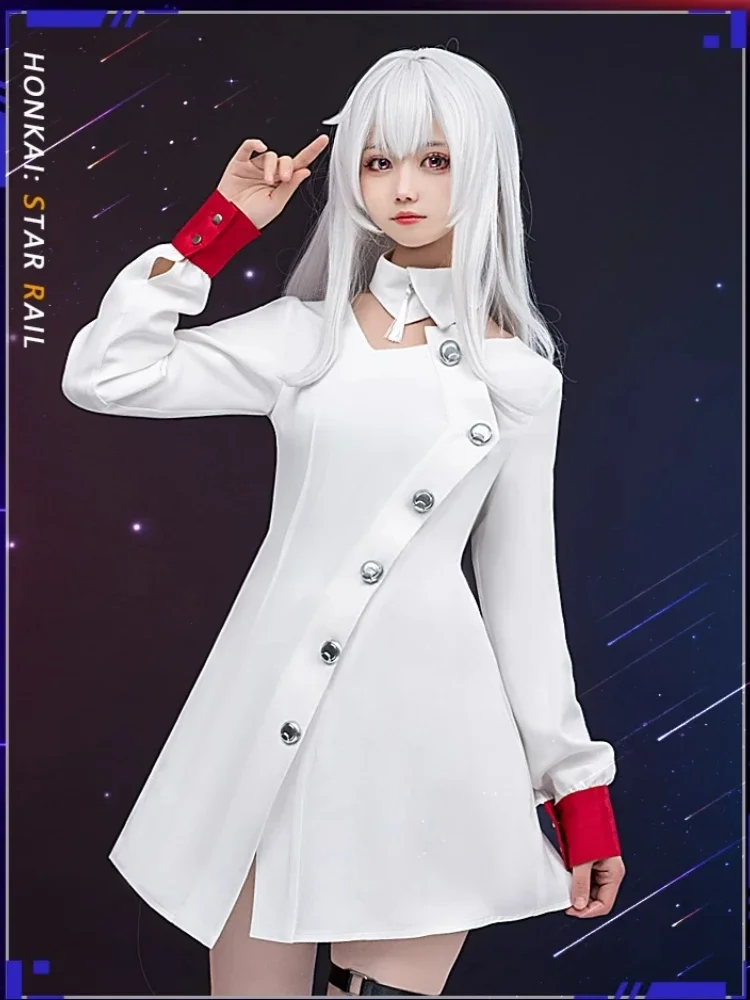 Clara Cosplay Costume Game Honkai: Star Rail Doujin Fashion Women Short Dress Cos Clothes Comic-con Daily Suit Full Set Stock