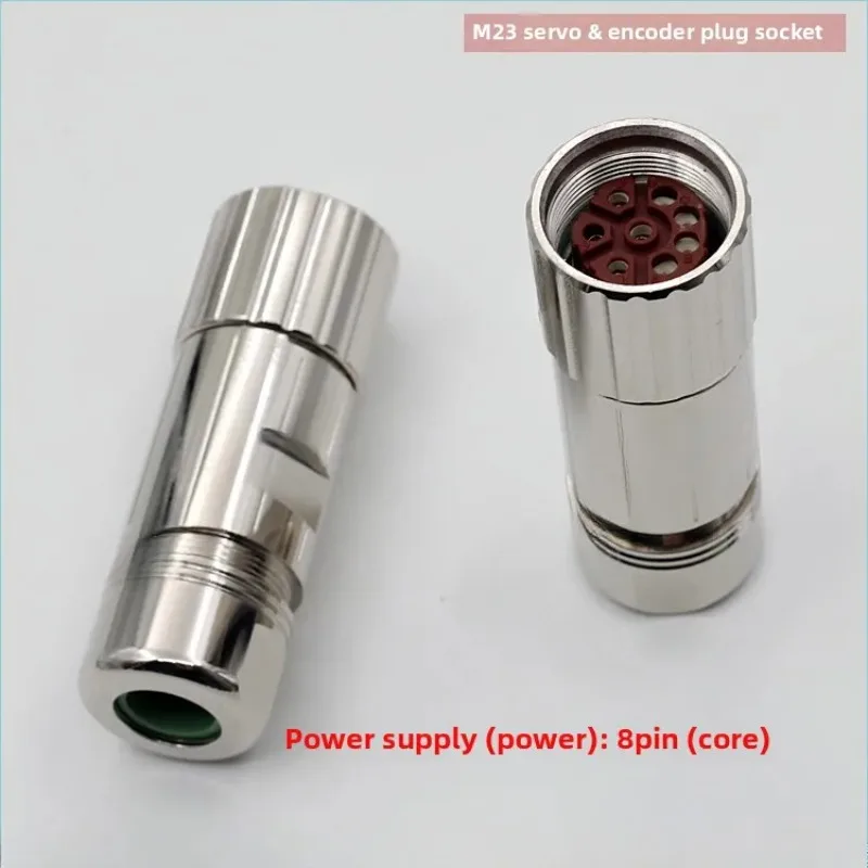 M23 Connectors 6, 8, 12, 17, 19 Pins Male and Female, Pinhole Servo Motor Encoder Socket Plug