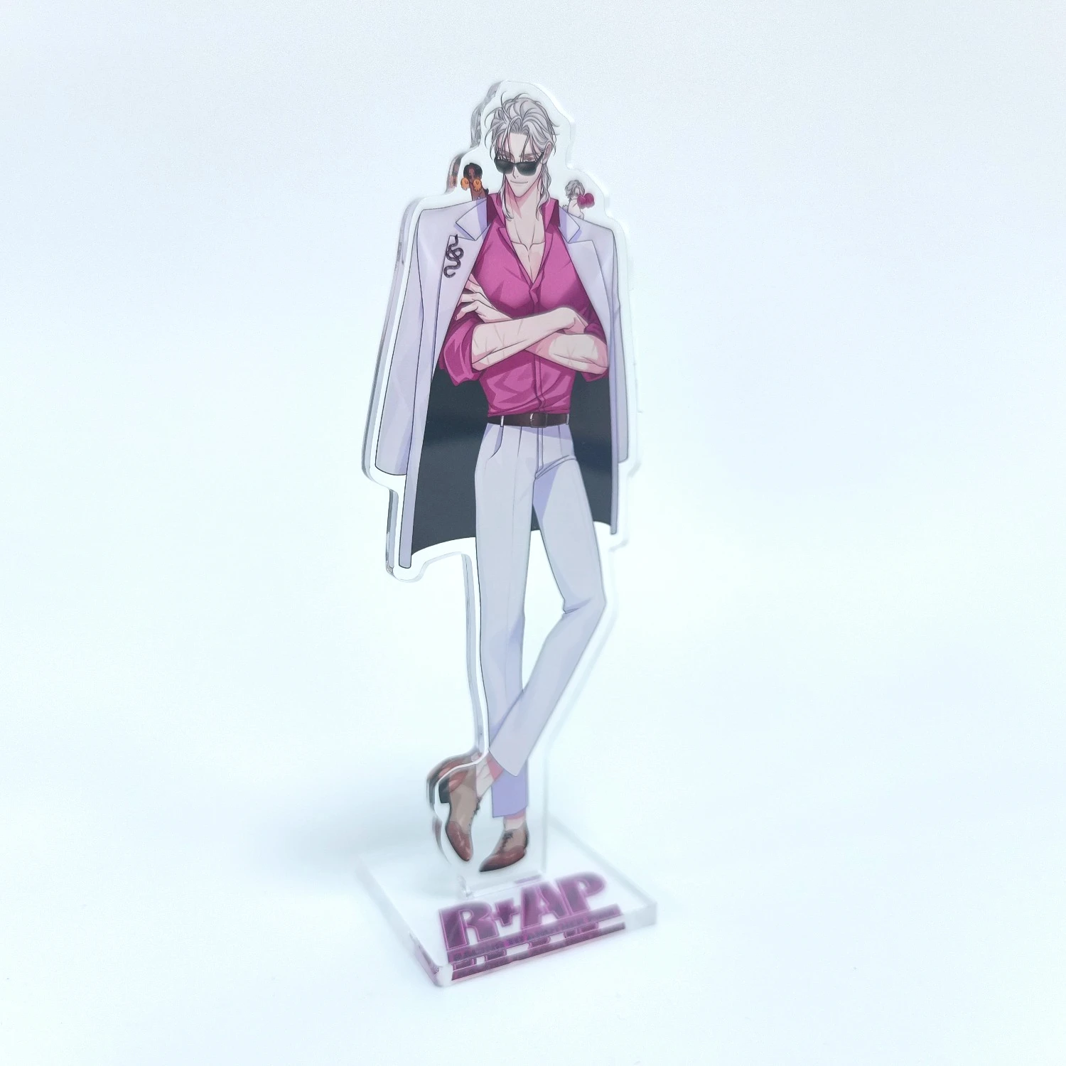 Smyrna and Capri Racing to Another Pink Racer & Partner Acrylic Stand BL Yaoi Manhwa Key Chain Anime Collectible Gift