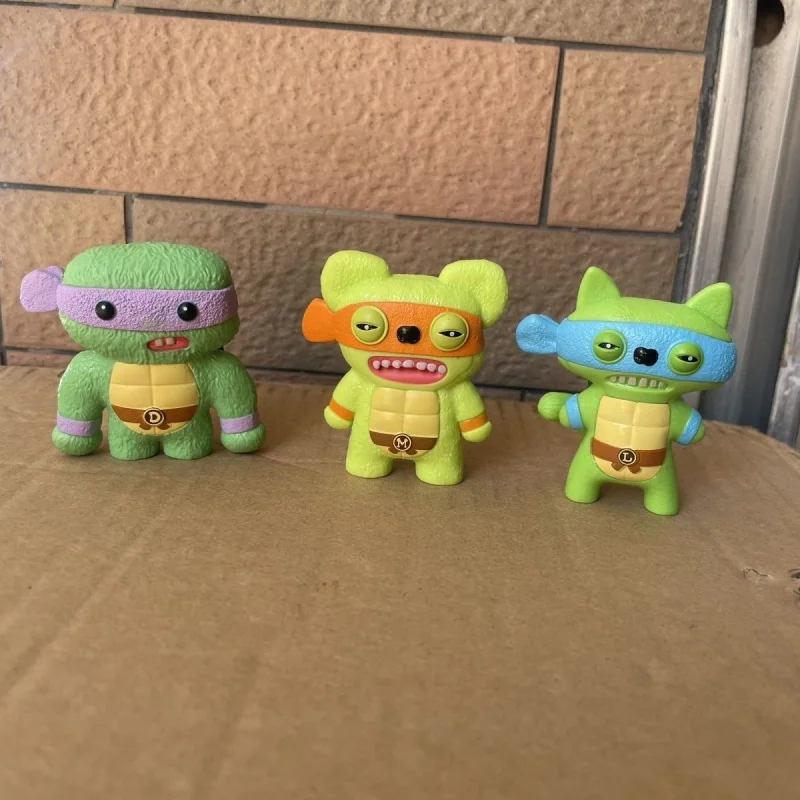 Original Fuggler Funny Ugly Monster Turtles Mini Figure Leonardo Donatello Michelangelo Figurine Tooth Monster Ornament Toy view 6