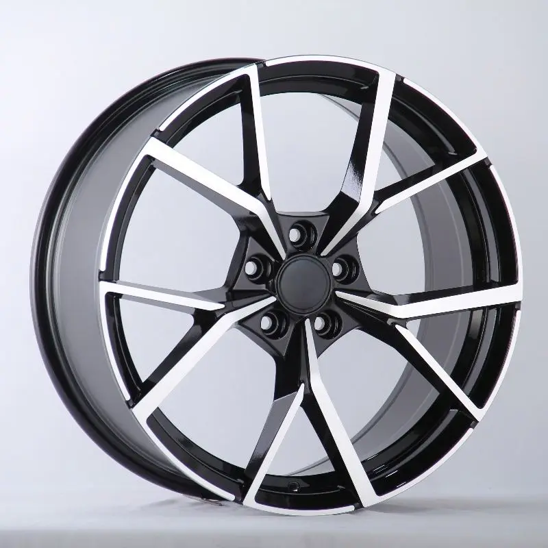 17 19 Inch 35Mm Offset Black Machined Aluminum Alloy Passenger Car Wheels