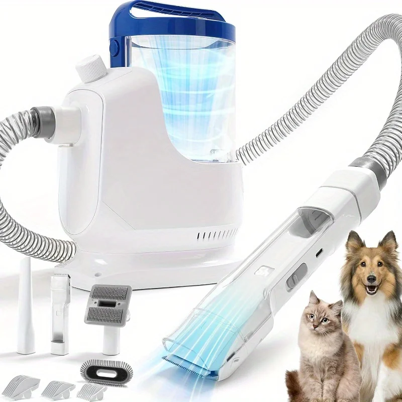 Dog Beauty Suit with Vacuum Cleaner，Pet Hair Trimming and Care Vacuum Cleaner - 101.44 Oz Low Noise Dog Beauty Vacuum Cleaner