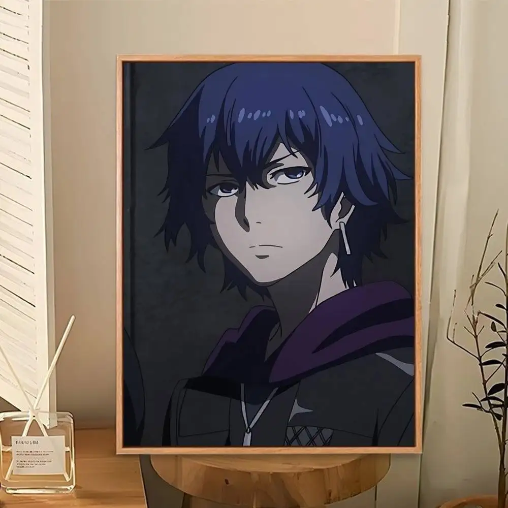 Tokyo Ghoul Kirishima Ayato Anime Poster Perfect Space Sticker Self Adhesive for Office Home Theater Wall Art Decor Fancy Gift