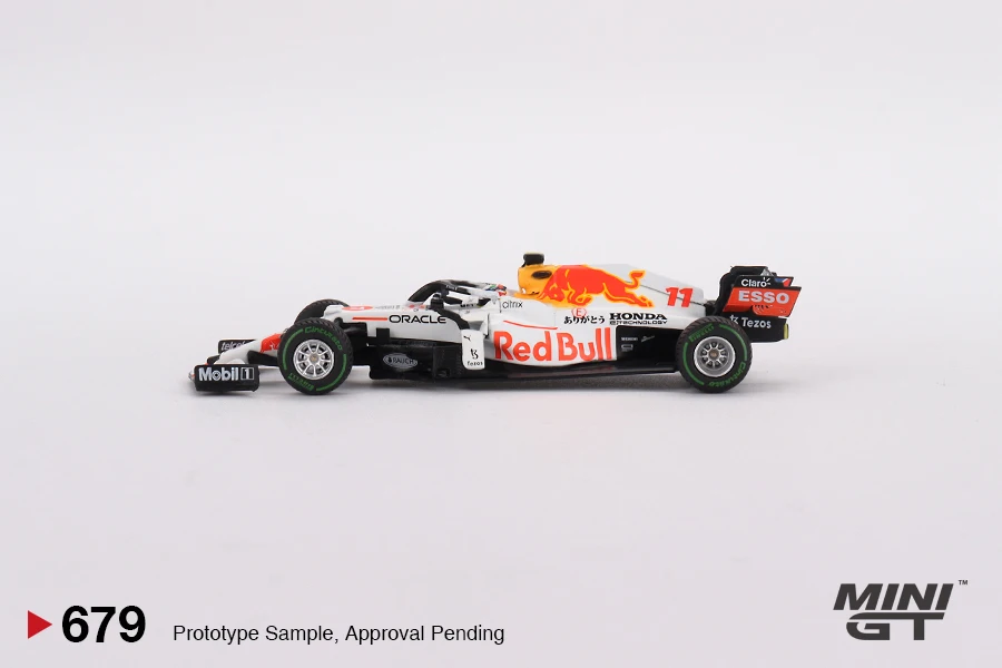 MINIGT 1:64 Red Bull RB16B Series MGT00679-CH MGT00680-CH decorazione modello di auto Diecast collezione in lega giocattoli regalo ornamenti