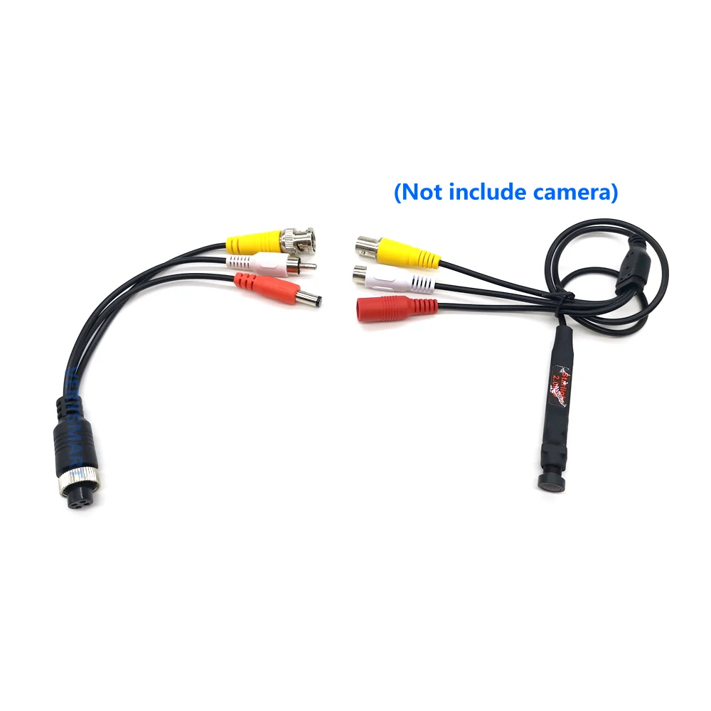 Imagem -03 - Aviação Plugue Fêmea para Bnc Mais Rca dc Macho 3in1 Extensão Cabo Adaptador para Canais Dvr Carro Sistema de Câmera Segurança 20cm