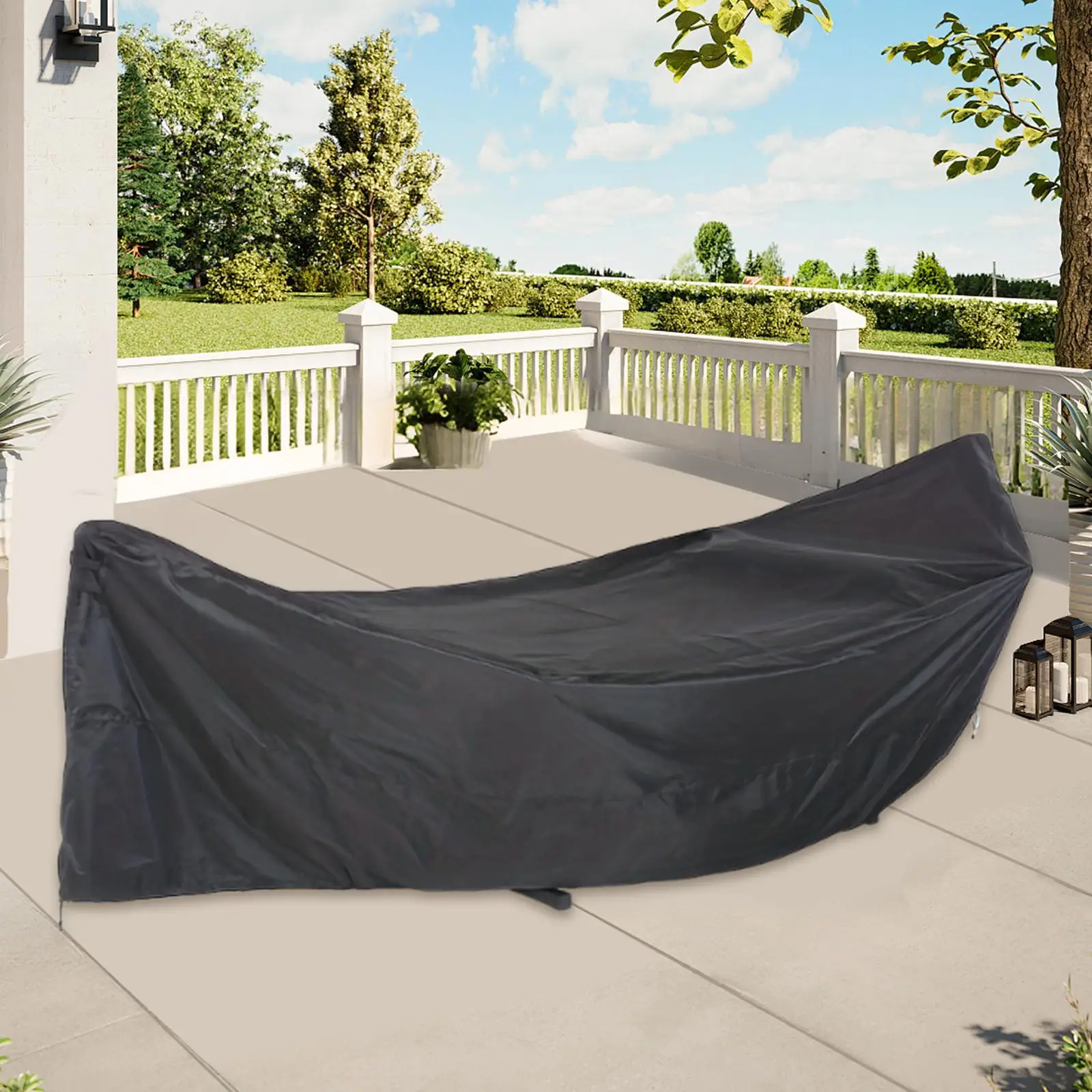 Lounger Cover Hammock Stand Covers Protection Windproof recliner Chair Covers Waterproof Hammock Cover for Patio Furniture