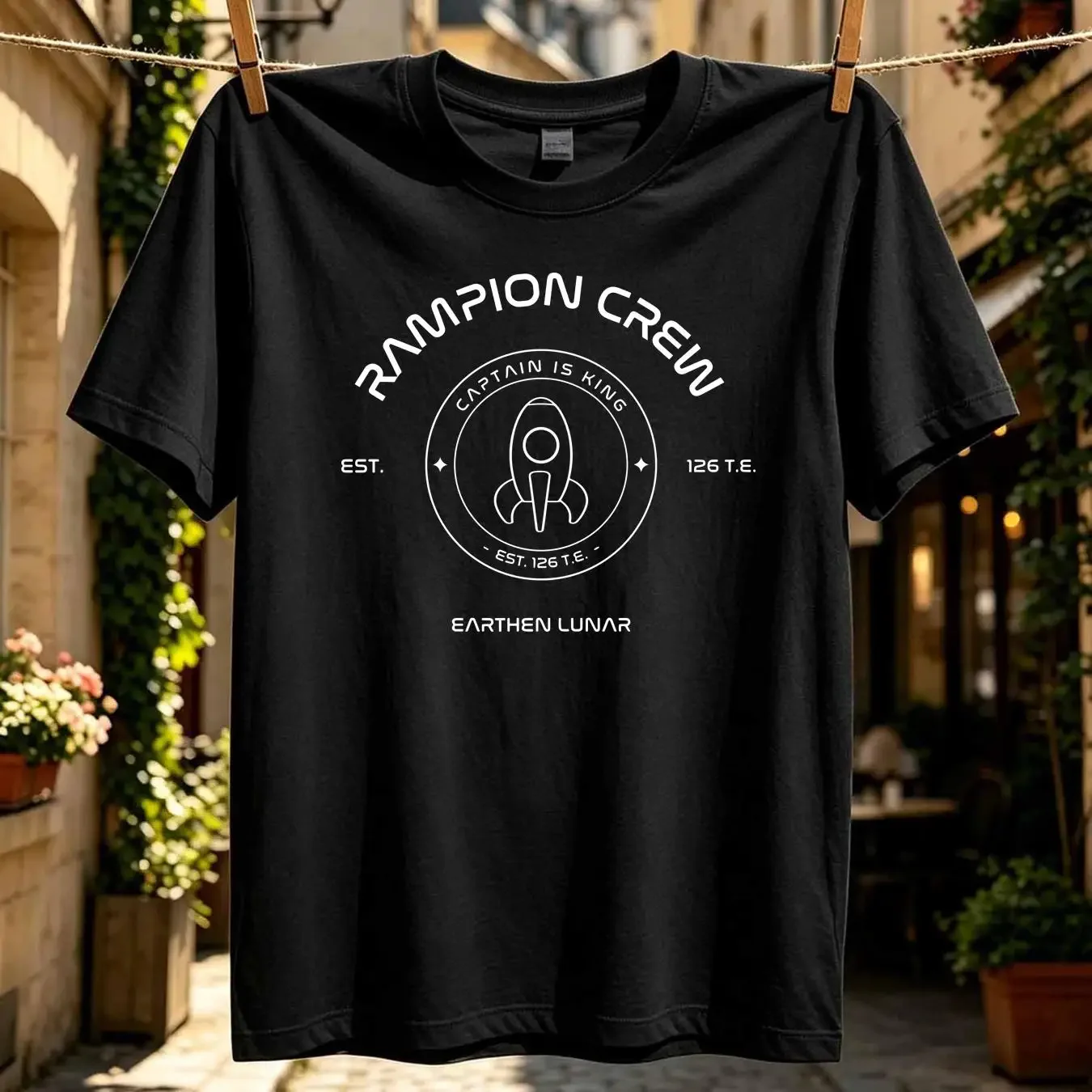 washed T Shirt Rampion Crew The Lunar Chronicles Cinder Sweater Bookish long or short sleeves vintage Washed Comfortable