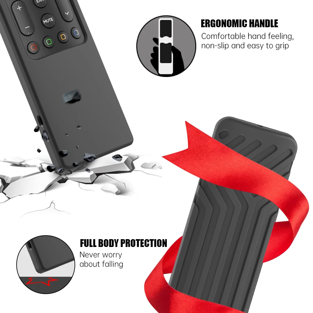Silicone Covers for Xiaomi TV P1 XMRM-19 Bluetooth-Compatible Smart Remote Control Case Silicone Shockproof For XMRM-19 Control