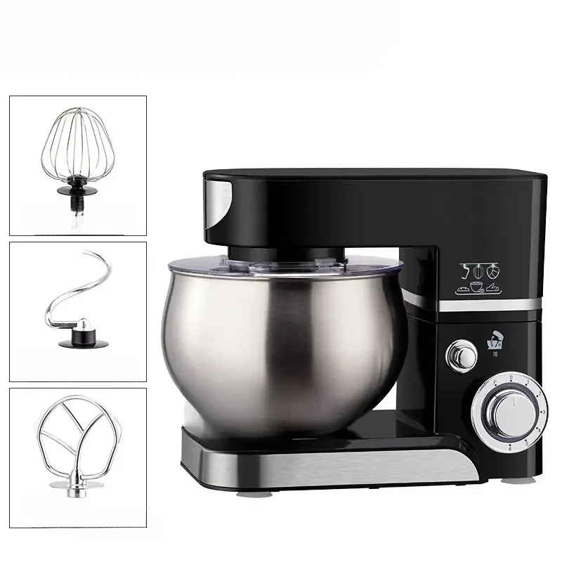 

%a Chef machine household small multi-function dough mixer whip cream stirring milk cover commercial automatic kneading dough