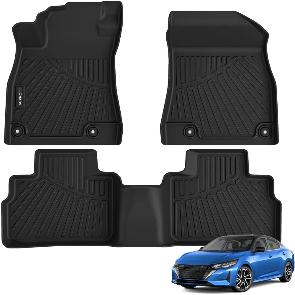 

US All Weather Floor Mats Fit for Nissan Sentra 2020-2024 TPE Liners Sentra Accessories Set All Season Guard Odorless