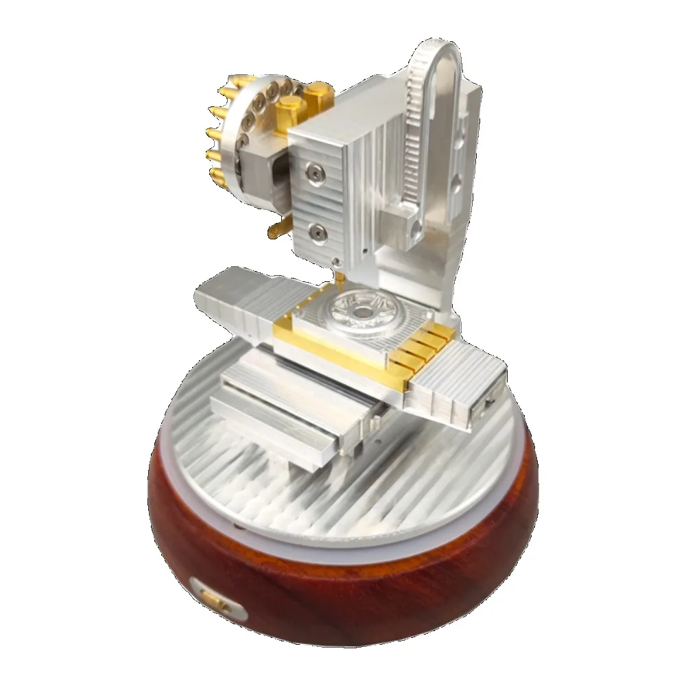Milling Machine Model Simulated Mechanical Milling Machine Tool DesktopOrnament With Dust Cover Finished Products Birthday Gift