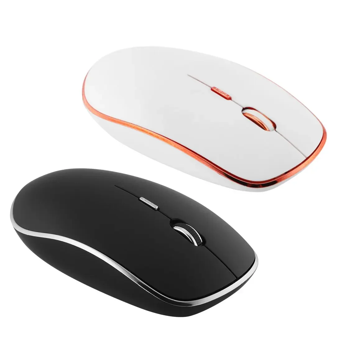 2.4G Wireless Computer Mouse Slim Silent with Nano Receiver,1800DPI Adjustable optical Mouse Silent Click for PC Laptop