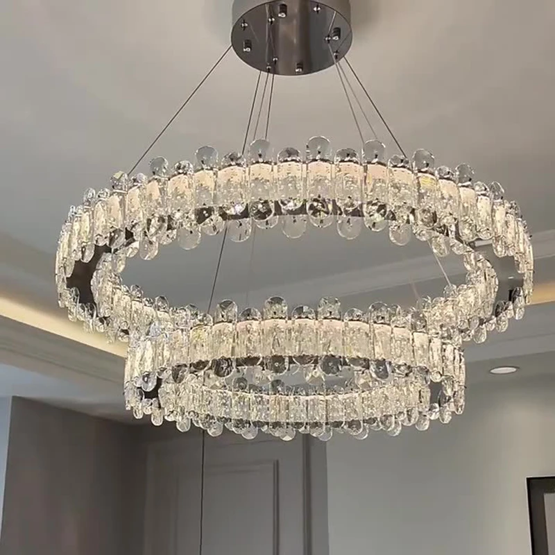 

Modern crystal chandelier living room crystal chandelier Dining room crystal Lamp LED ceiling pendant lighting light Home decor