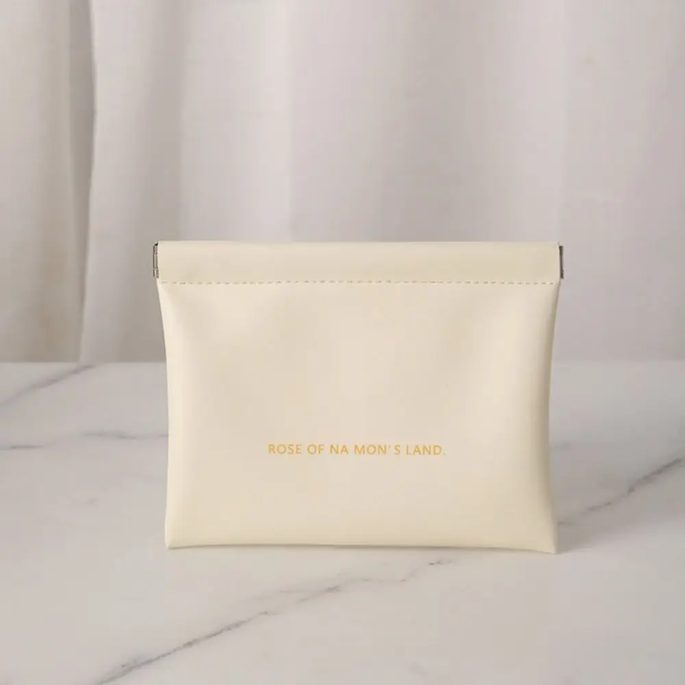 Fashion Simple Lipstick Makeup Bag Portable Mini Jewelry Handbag PU Travel Key Small Bags Women Girls