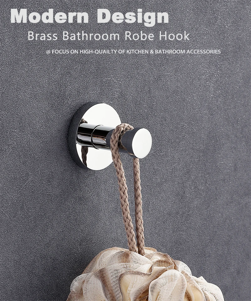 Luxuriöser Messing-Handtuchhaken Badezimmer-Handtuchhalter Wandmontierter Kleiderständer Haken für Zuhause Wandhaken Küchen-Hardware-Zubehör – Detail 3