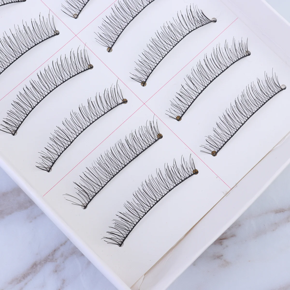 60 Pairs Small Face Eyelashes Soft Strip Handmade Manual False for Women Makeup Accessories